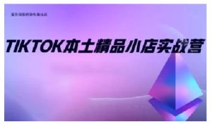 TikTok本土精品小店出海实战营,从入门到高阶,不止0-1!-识享社