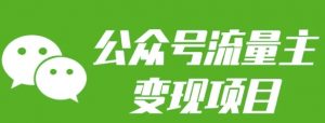 公众号流量主变现项目:每天2小时,普通人每月多挣三五千-识享社