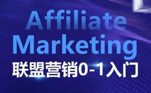 Affiliate Marketing联盟营销0-1入门,联盟营销基本逻辑 联盟平台逻辑及联盟客逻辑全面详解-识享社
