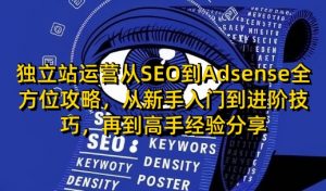 独立站运营从SEO到Adsense全方位攻略，从新手入门到进阶技巧，再到高手经验分享-识享社