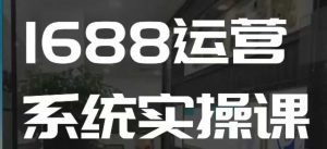 1688高阶运营系统实操课,快速掌握1688店铺运营的核心玩法-识享社