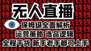 2025无人直播这么做就对了，保姆级全面解析，全程干货，新手老手都可上手-识享社