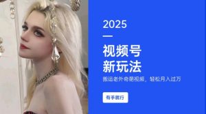 搬运老外奇葩视频，撸视频号分成计划收益，每天只需一小时，新手小白轻松月入过W-识享社