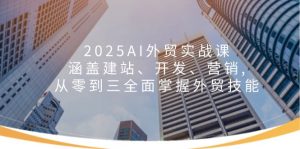 2025AI外贸实战课：涵盖建站、开发、营销, 从零到三全面掌握外贸技能-识享社