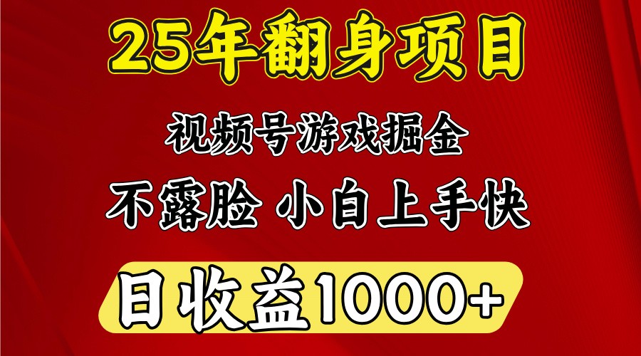 一天收益1000+ 25年开年落地好项目 - 识享社-识享社