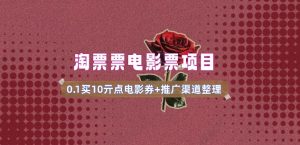 电影票无门槛券推广_0.1亓买10亓无门槛+渠道入口(v1.0版教程)-识享社