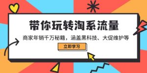 带你玩转淘系流量，商家年销千万秘籍，涵盖黑科技、大促维护等-识享社