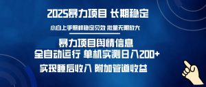 暴力项目舆情信息：多平台全自动运行 单机日入200+ 实现睡后收入-识享社