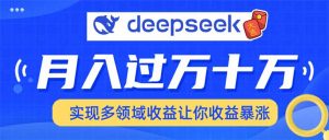 用DeepSeek席卷各大平台，快速上手实现多领域，让你收入猛增-识享社