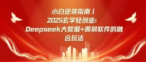 小白逆袭指南,2025玄学轻创业:Deepseek大数据+周易算法的融合玩法-识享社