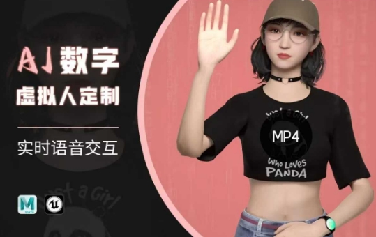 Ai数字人虚拟(智能体)实时语音交互特训营,自行定制超写实角色AI数字人交互技术 - 识享社-识享社