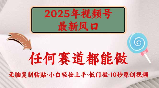 2025年视频号新风口，低门槛只需要无脑执行 - 识享社-识享社