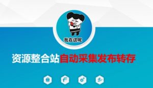资源整合站自动采集发布转存，解放双手-识享社