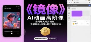 《镜像》AI动画高阶课：全网爆火短片复刻，音频驱动+分镜+特效叠加技法-识享社