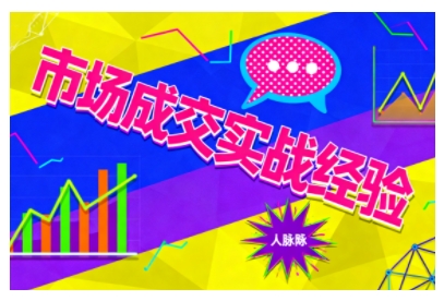 市场成交实战经验，从认知觉醒到实操落地，快速掌握市场开拓与成交核心能力 - 识享社-识享社