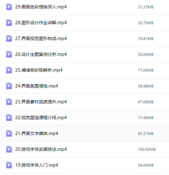 图片[4]-叶子学堂游戏UI项目实战课：从理论到上线，零基础迈向专业游戏界面设计师