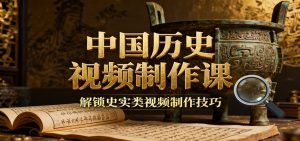 中国历史视频制作课：疆域地图集+参考文案+练习素材，解锁史实类视频制作技巧-识享社