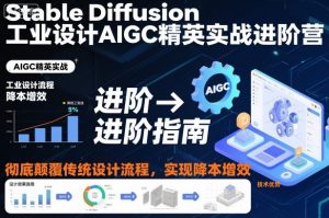 Stable Diffusion工业设计AIGC精英实战进阶营，彻底颠覆传统设计流程，实现降本增效-识享社