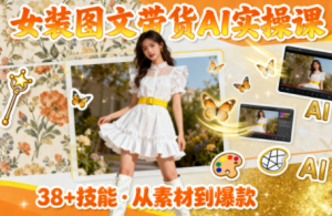 女装图文带货的AI实操课-识享社