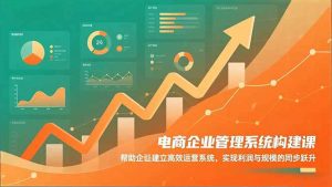 电商企业管理系统构建课：帮助企业建立高效运营系统，实现利润与规模的同步跃升-识享社