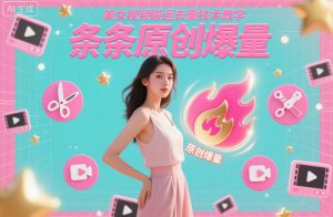 美女视频搬运去重技术教学，条条原创爆量-识享社