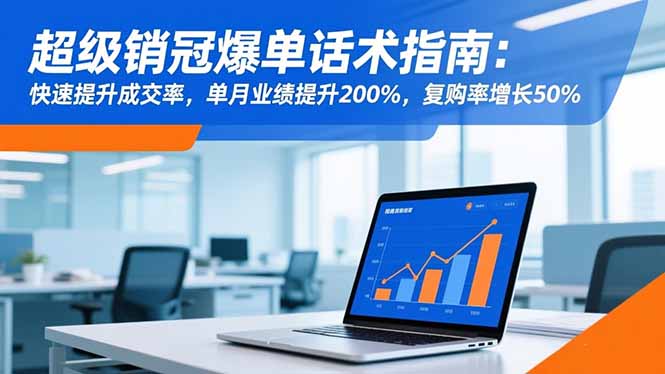 超级销冠爆单话术指南：快速提升成交率，单月业绩提升200%，复购率增长50% - 识享社-识享社