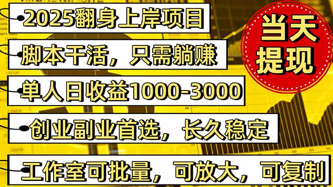 2025翻身上岸项目脚本干活,内部客户经理内部开号,单人日收益1000-300… - 识享社-识享社
