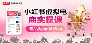 小红书虚拟电商实操课：选品起号+AI 内容创作+店铺运营+引流私域+自动化发笔记-识享社