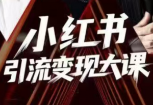 群响·小红书引流变现大课(11月15-16日线下课)-识享社