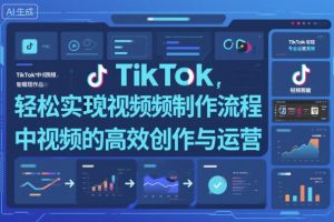 TikTok中视频制做流程,轻松实现Tk中视频的高效创作与运营-识享社