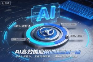 AI高效能应用训练营第一期，学会AI应用力，从提问到驾驭，做AI时代的领航者-识享社