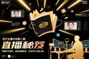 百万主播计划第二期，紧跟时代趋势，解锁直播秘笈，近向百万主播之路-识享社