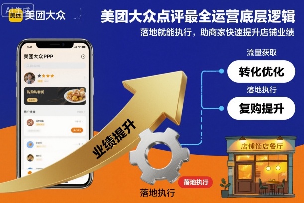 美团大众点评最全运营底层逻辑，落地就能执行，助商家快速提升店铺业绩 - 识享社-识享社