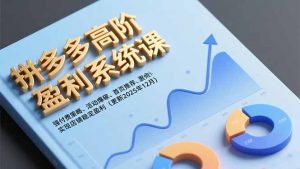 拼多多高阶盈利系统课，强付费策略、活动爆破、首页推荐，实现店铺稳定盈利(更新12月-识享社