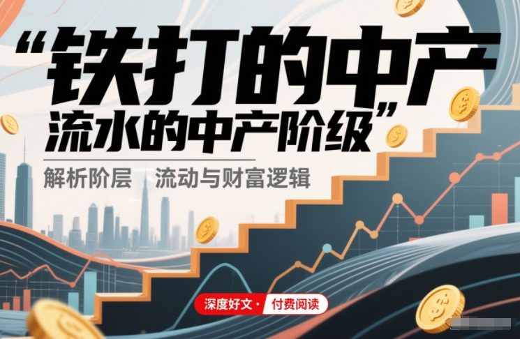 付费文章：铁打的中产，流水的中产阶级 - 识享社-识享社