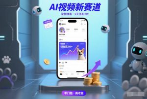 AI视频新赛道，宠物播客仅注册5天涨粉2W，收益非常可观-识享社