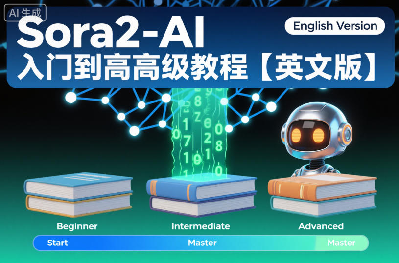 Sora2-AI入门到高级教程【英文版】 - 识享社-识享社