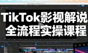 凌帧·TikTok影视解说全流程实操-识享社