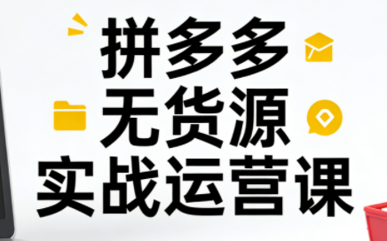 子枫老师·拼多多无货源实战运营课(更新12月) - 识享社-识享社