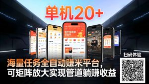 99盒子自动挂机项目，单机20+，可矩阵放大实现管道躺赚收益，推广可享团队收益-识享社
