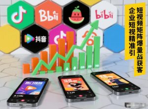 企业短视频精准引流矩阵获客，短视频矩阵爆量战法-识享社