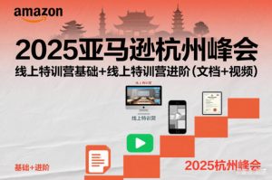 2025亚马逊杭州峰会，线上特训营基础+线上特训营进阶(文档+视频)-识享社