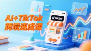 AI+TikTok跨境速成课，智能翻译、店铺定位、流程拆解，7天高效上线运营-识享社