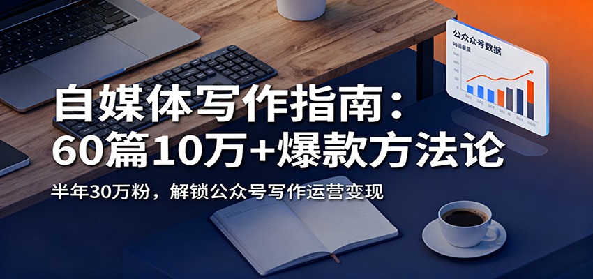 自媒体写作指南：60篇10万+爆款方法论，半年30万粉，解锁公众号写作运营变现 - 识享社-识享社