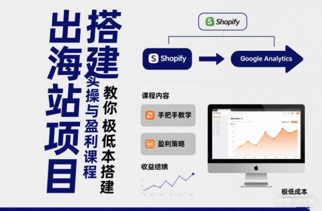 小淘出海站项目，搭建实操与盈利课程，手把手教你用极低成本搭建 - 识享社-识享社