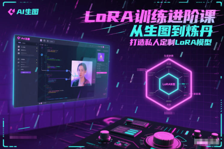 LoRA训练进阶课，从生图到炼丹，打造私人定制LoRA模型-识享社