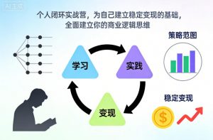 个人闭环实战营，为自己建立稳定变现的基础，全面建立你的商业逻辑思维-识享社