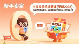 拼多多系统运营课(更新2026-识享社