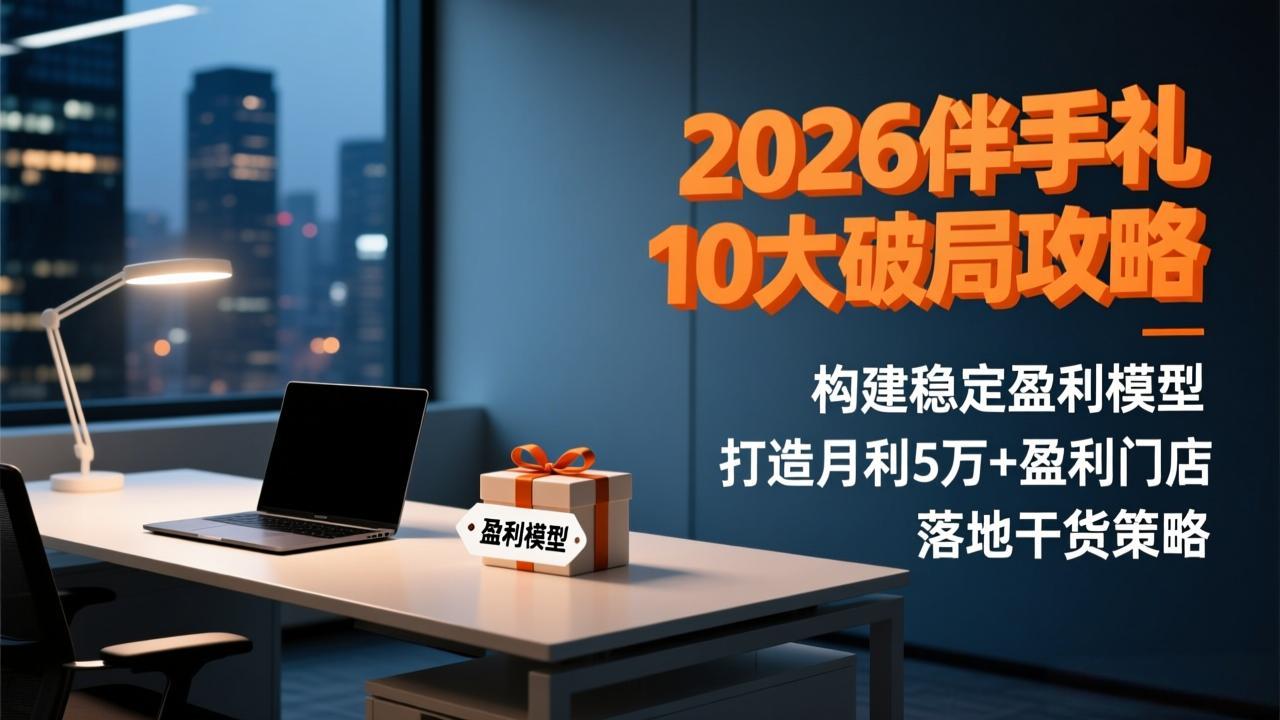 2026伴手礼10大破局攻略:构建稳定盈利模型,打造月利5万+盈利门店,落地干货策略 - 识享社-识享社
