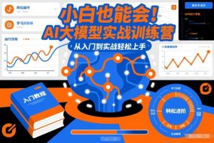 小白也能会！AI大模型实战训练营，从入门到实战轻松上手-识享社